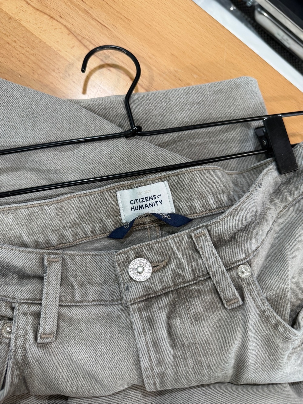 Citizens of Humanity Kimberly 70’s Flare Jeans Quartz Grey Size 27 High Rise - Picture 5 of 9